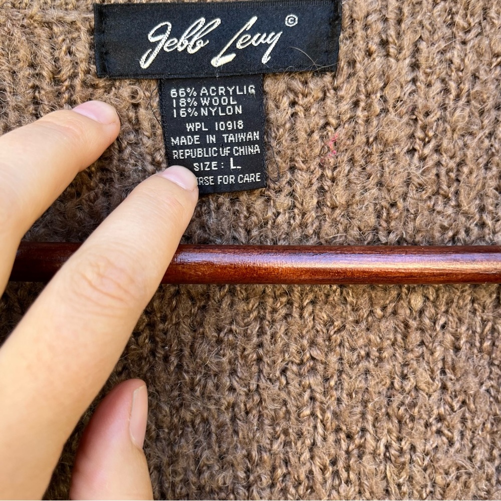 VTG Long Wool Cardigan - Picture 3 of 4